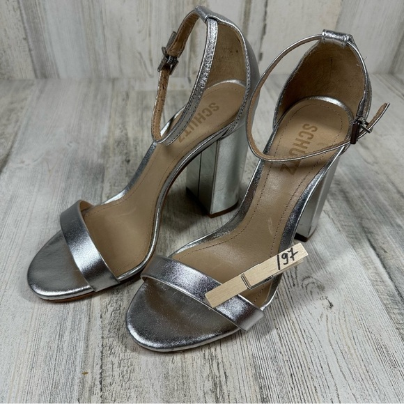 New Schutz Women's Cadey Lee High Heel Sandals #197 - Picture 9 of 9